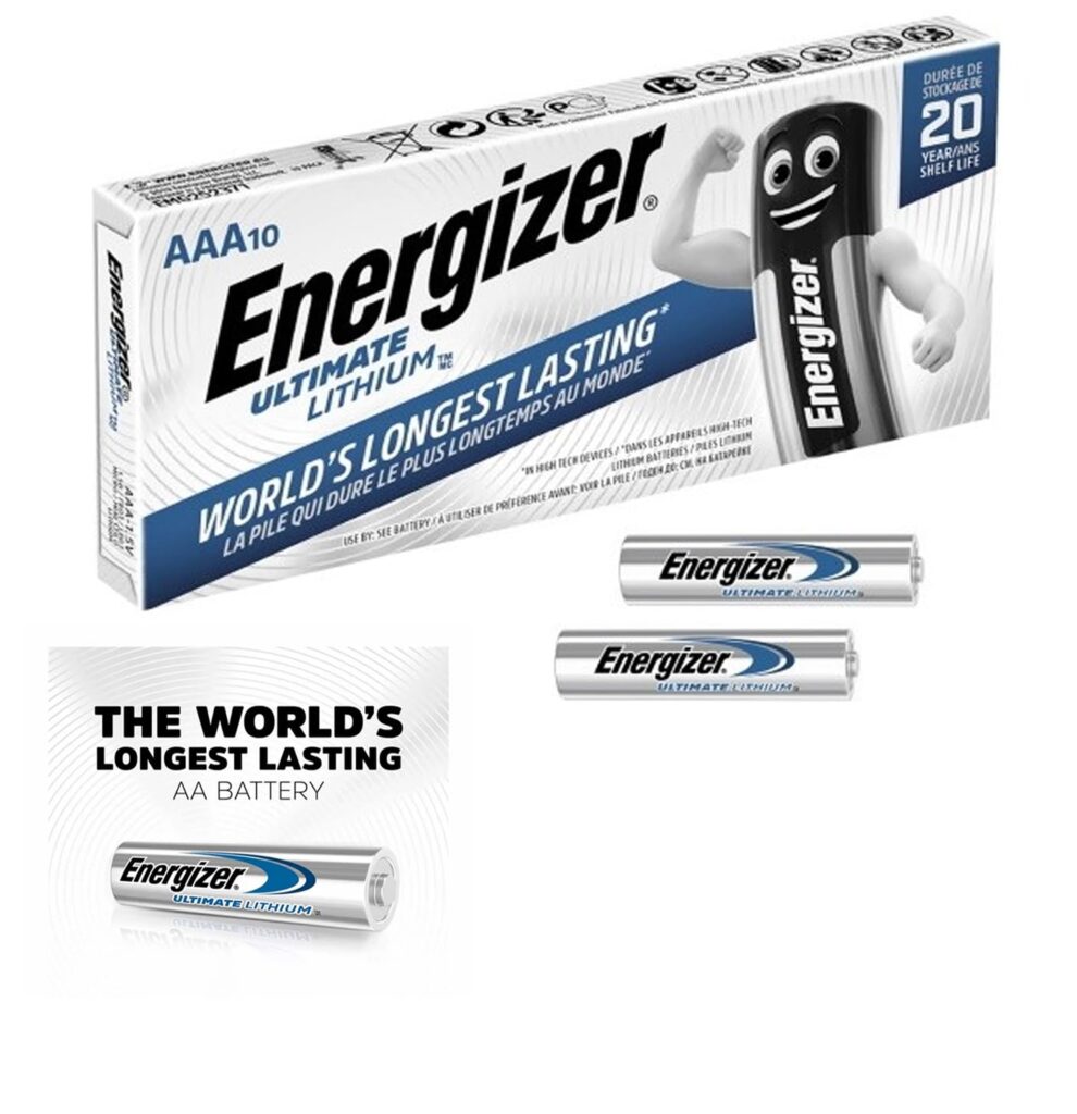 1.5V Double A Disposable Battery for Blink Security Camera Doorbell Alarm System Flashlight Remote Control Toy [AAA 10 Pack]