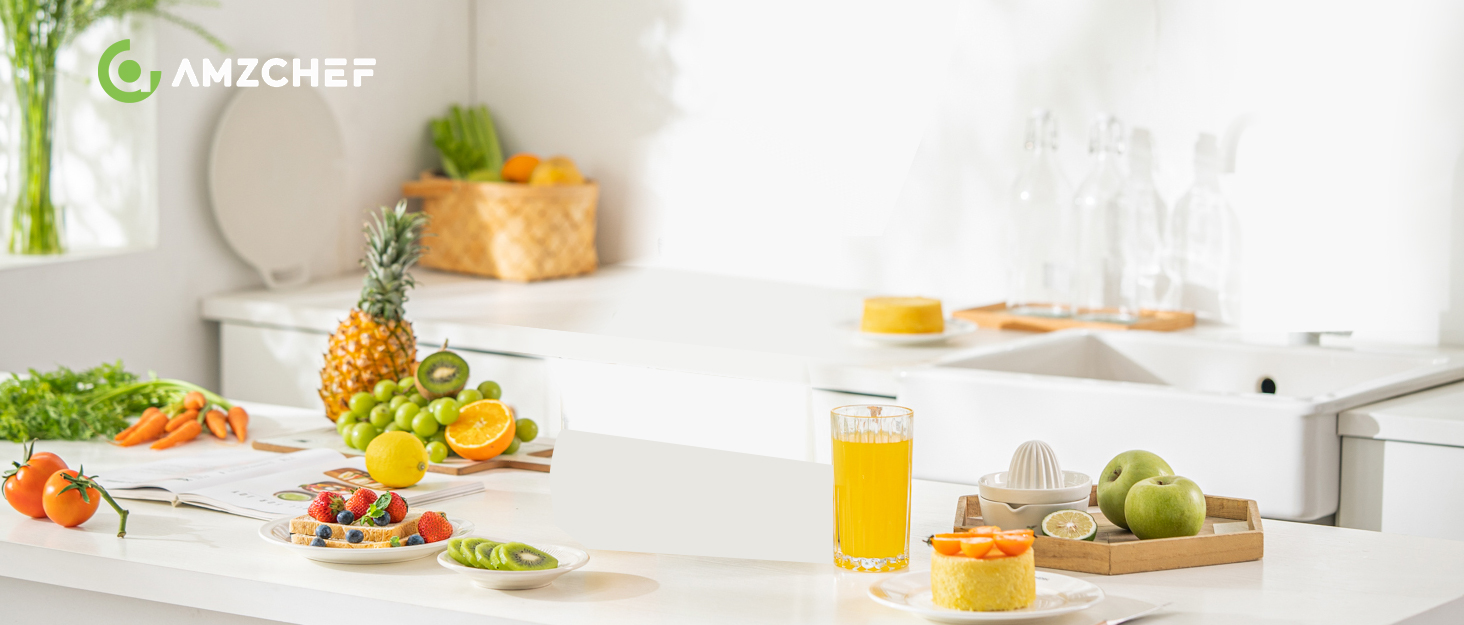 AMZCHEF juicer machines cold press juicers whole fruit and vegetable juice maker masticating juicer