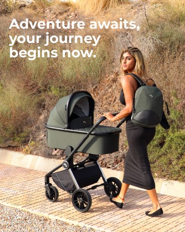 My Babiie MB33 Tandem Pushchair – Double Stroller from Birth to 15kg, Twin Seat Units Convert to ...