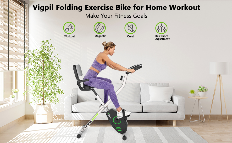 Folding exercise bike