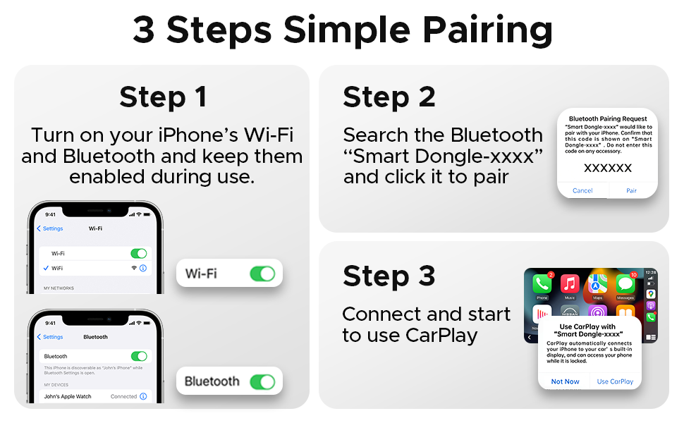 Keep original control. Use your knob, touch, panel, and siri to control your car.