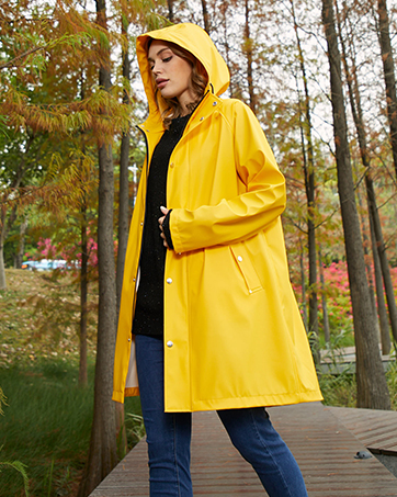 UNIQUEBELLA Travel Raincoat Rain Jacket