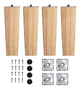 Wooden table legs square brown