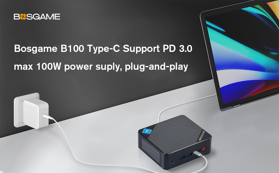 BOSGAME N100 mini pc 4K UHD