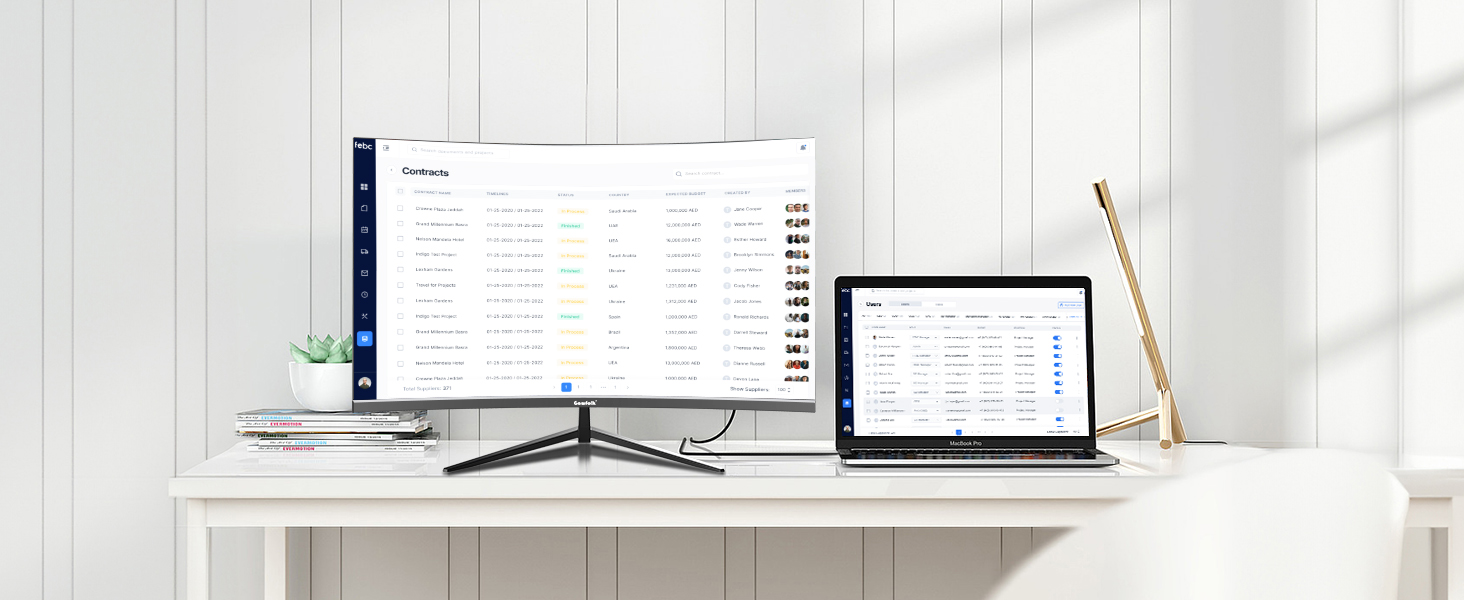 32-inch Full HD 1920 x 1080P Computer Monitor, Ultra-wide & Slightly Curved (2800R) Screen