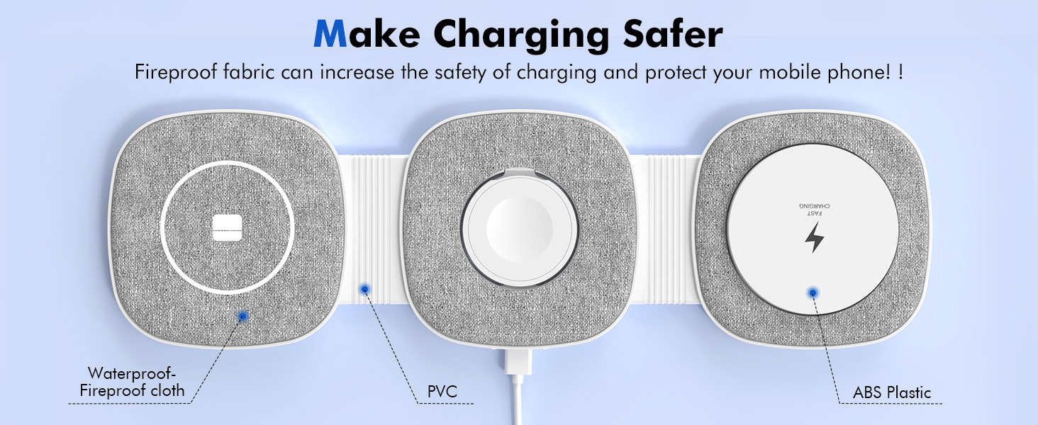 3 in 1 wireless charging station
