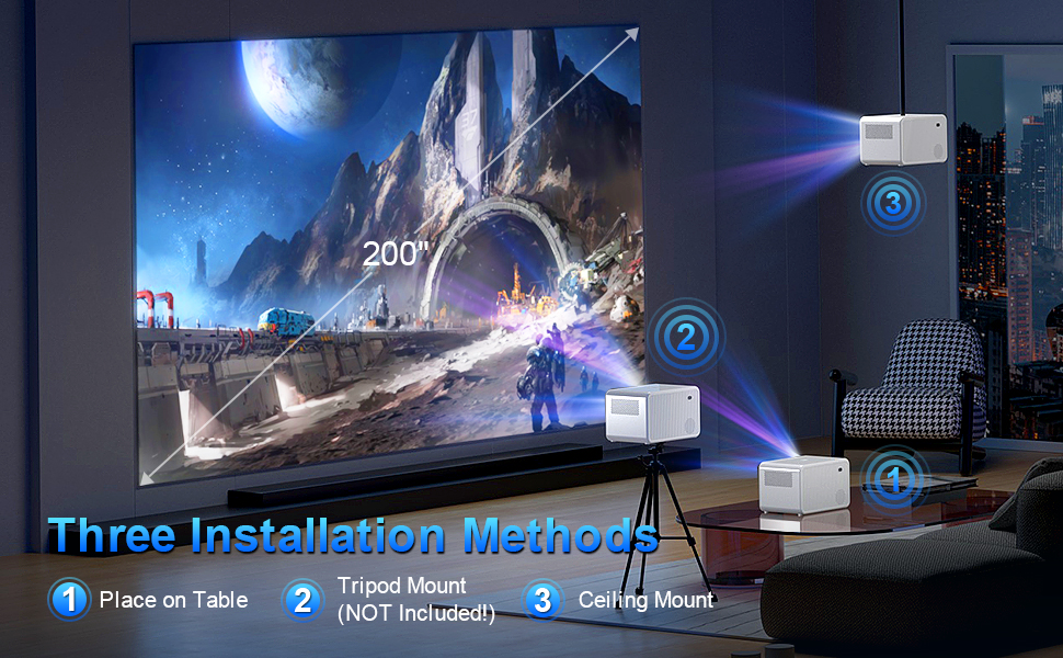 bluetooth projector