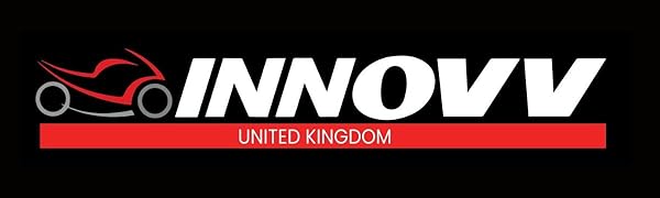innovv brand logo with motorbike