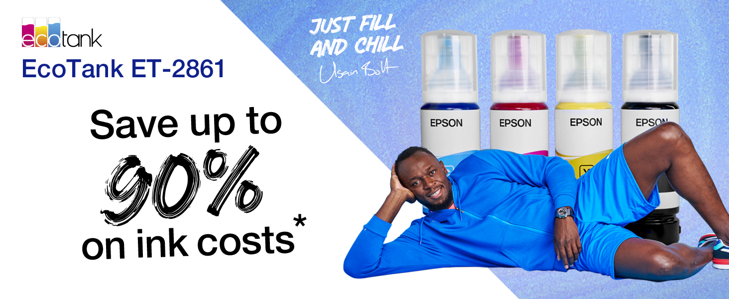 Save up to 90% on ink costs with the ET-2861