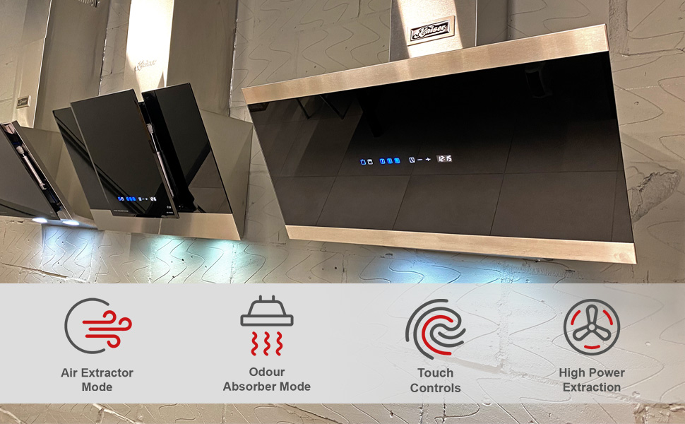 Avantgarde Pro AT x435 Modern Touch Control Cooker Hood