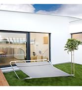 Outsunny Garden Day Rocking Bed Sun Lounger Patio Furniture Hammock With Pillows Wood