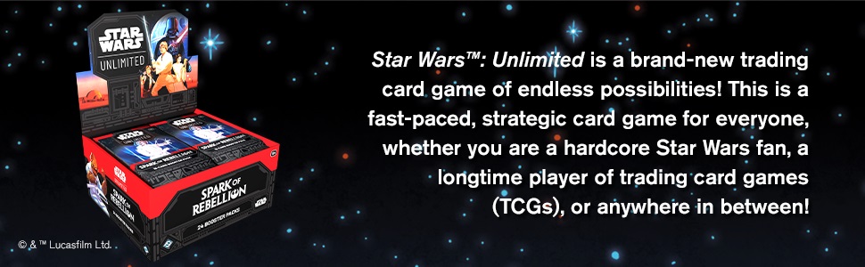 Star Wars: Unlimited TCG Spark of Rebellion TWO-PLAYER STARTER SET