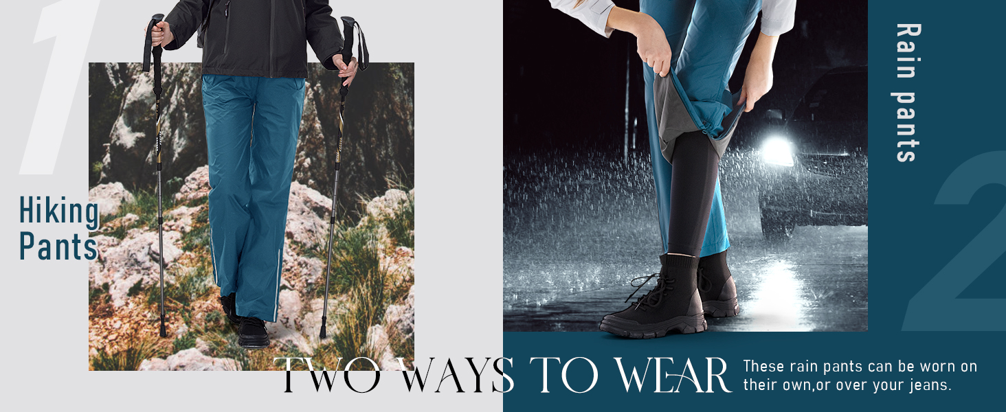 waterproof trousers womens women waterproof overtrousers rain trousers women hiking pants