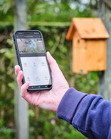 Green Feathers Outdoor Wi-Fi Bullet Waterproof Wildlife CCTV 1080p HD Camera with Night Vision, S...