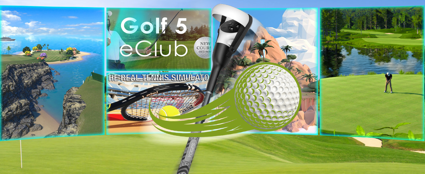 vr golf club handle