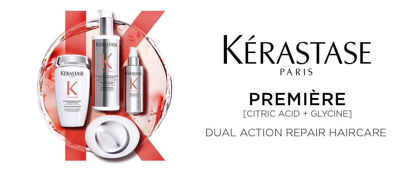 kerastase premiere range, decalcify and repair damaged hair