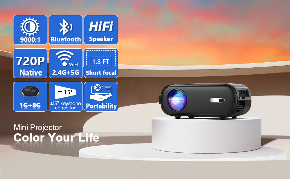 Mini Projector for iPhone