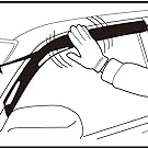 Auto Clover Peel tape backing