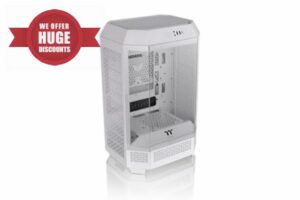 Thermaltake Tower 300 Snow/Micro-ATX Computer Case/ 2x140mm Pre-Installed White Fans/White/ 2 Year Warranty