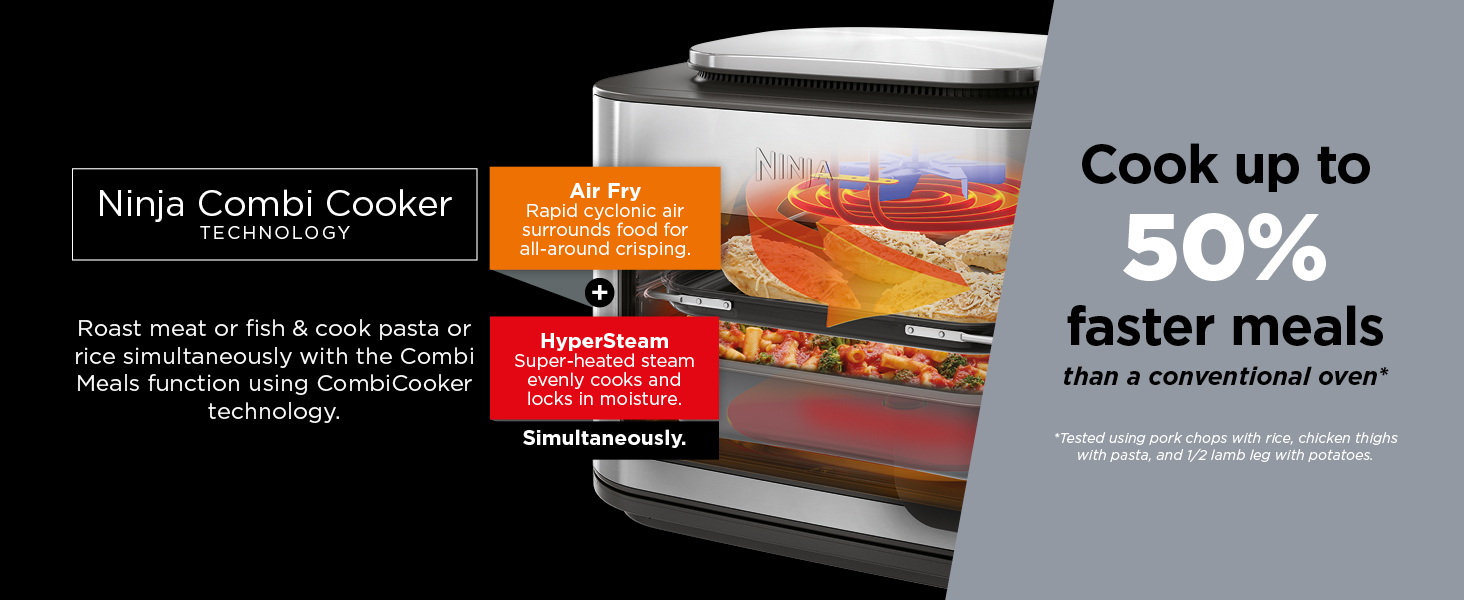 Ninja Combi Multicooker, Airfyer, Grill, Slow cooker