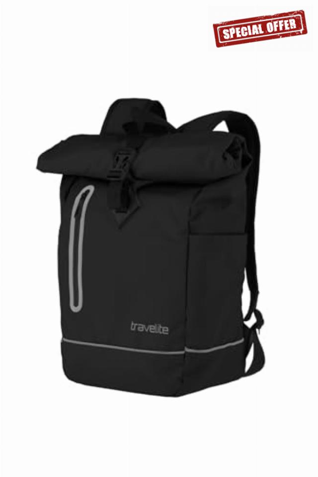 Travelite Unisex Basics Roll-Up Backpack Tarpaulin Bicycle Backpack (Pack of 1)