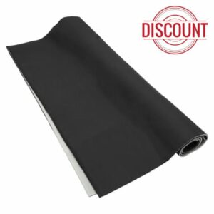 X AUTOHAUX Breathable Mesh Fabric 96" Length x 60" Width Foam Backed for Car Truck RV SUV Interior Trim Protect Aging Broken Faded DIY Repair Replacement Black