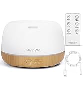 ASAKUKI 500ml Essential Oil Diffuser, Premium 5 In 1 Ultrasonic Aromatherapy Scented Oil Diffuser...