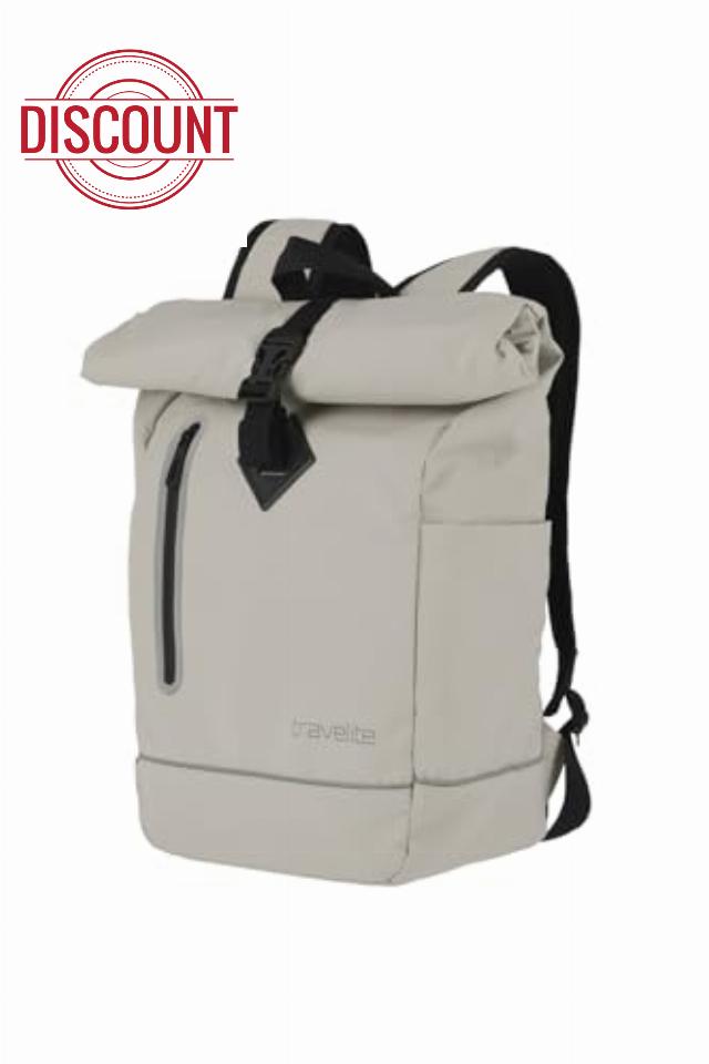Travelite Rolltop Backpack Made of Water-Repellent Material