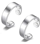 Vicmag 4X Strength Magnetic Copper Rings for Women Magnet Rings with 4X 3500 Gauss Magnets 100% S...