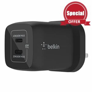 Belkin 65W Dual USB Type C Wall Charger