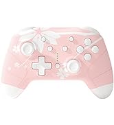 Wireless Switch Pro Controller for Switch/Lite/OLED/PC, Wireless Pro Controller with Headphone Ja...