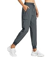 Libin Women's Cargo Joggers Lightweight Quick Dry Hiking Pants Athletic Workout Lounge Casual Out...
