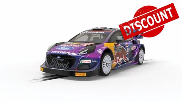 Scalextric Hornby Hobbies LTD C4448 Ford Puma WRC-Sebastian Loeb Slot-Cars Street and Rally