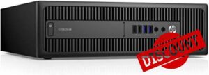 HP EliteDesk 800 G2 SFF Quad Core i5-6500 16GB DDR4 256GB SSD WiFi Windows 10 Professional Desktop PC Computer (Renewed)