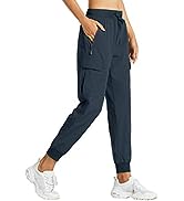 Libin Women's Cargo Joggers Lightweight Quick Dry Hiking Pants Athletic Workout Lounge Casual Out...