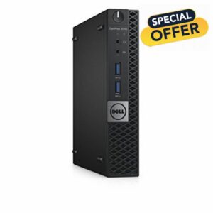 Dell Optiplex 3040M 3040 Tiny Micro PC Desktop Computer i5 6500T 16GB 240GB SSD WiFi Win 10 Pro D10U D10U001 (Renewed)