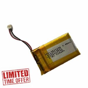 Tnikumall Replacement 361-00096-00 Battery Compatible with 5S GPS 361-00096-00 Sport Training Watch 3 3.8 V 225 mAh 0.86 Wh