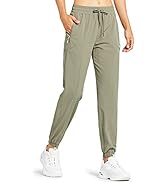 Libin Women's Lightweight Joggers Quick Dry Hiking Running Pants Athletic Workout Track Casual wi...
