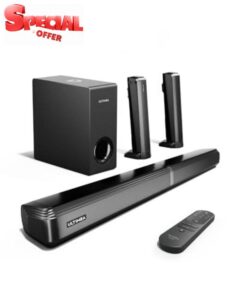 ULTIMEA 4.1ch Sound Bar for Smart TV with Subwoofer