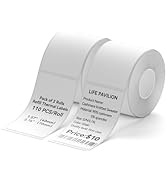 NIIMBOT Label Maker Tape for B1/B21/B3S, Black on White Thermal Sticker Paper 1.97''x1.97'' (50x5...