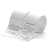 NIIMBOT Label Maker Tape for B1/B21/B3S, Black On White Thermal Sticker Paper, 1.91