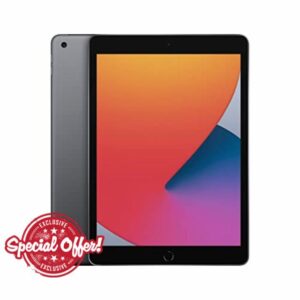 Apple iPad 10.2 (8th Gen) 128GB Wi-Fi - Space Grey (Renewed)