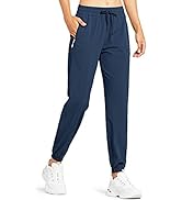 Libin Women's Lightweight Joggers Quick Dry Hiking Running Pants Athletic Workout Track Casual wi...
