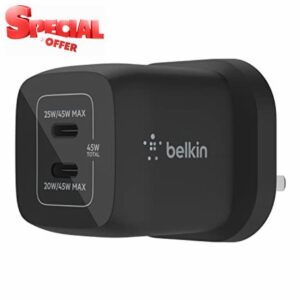 Belkin 45W Dual USB Type C Wall Charger