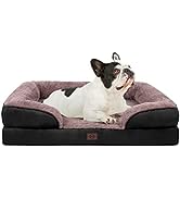 ODDPET Dog Bed, Orthopedic Memory Foam, Waterproof Liner, Durable Zippers, Breathable Washable Cover
