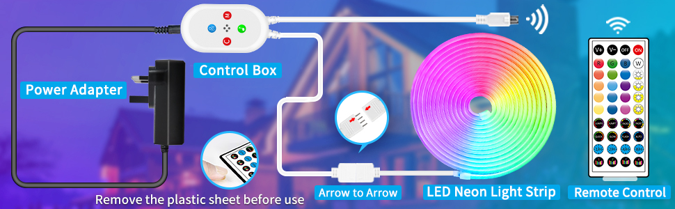 10M led neon strip light Timing