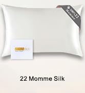 ZIMASILK 100% Mulberry Silk Pillowcase for Hair and Skin Health, Soft & Smooth, Both Sides Premiu...