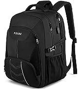 Extra Large Backpack for Women 55L,18.4Inch Travel Laptop Rucksack with USB Charging Port Busines...