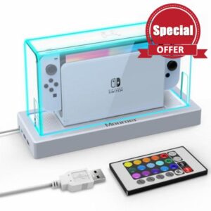Mooroer Switch Dust Cover for Nintendo Switch/Switch OLED Dock