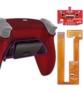 eXtremeRate White Real Metal Buttons (RMB) Version RISE Remap Kit for ps5 Controller BDM-030, Upg...